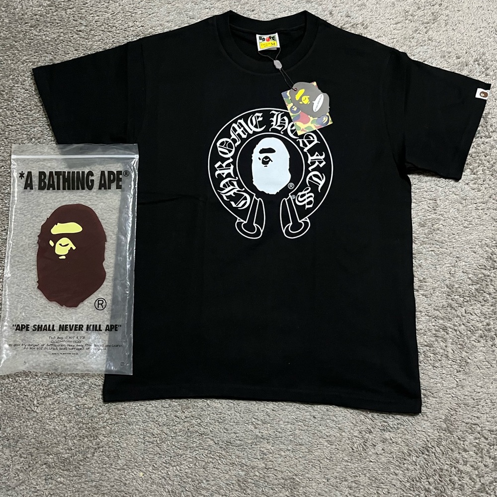 Bape Black Short Sleeve Tee